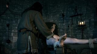 The Countess's Maid Is Deloused on the Spreader Bench and Roughly Cleaned