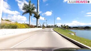 mother I'd like to fuck sucks a giant rod inside the car to a spunk flow