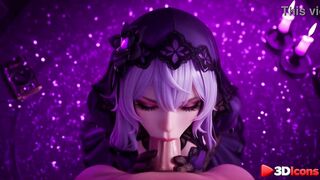 This sexually excited cutie in a hot outfit gets screwed in each gap by a biggest ebony penis [AI]