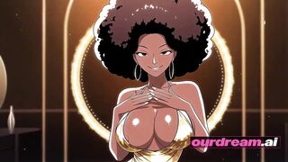 ourdream - Breasty Black Comics Honey's Sparkly Disco Sensation