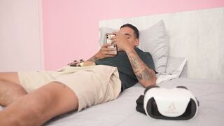 A Latin babe mother I'd like to fuck with ideal breasts rides her immoral stepson's large, hard wang