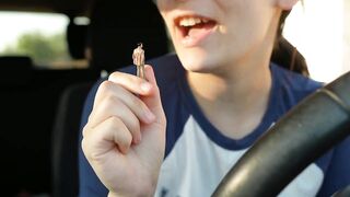 Giantess Roleplay in Car