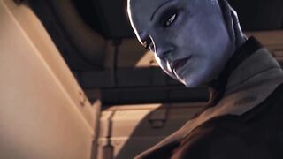 Liara and Eva Shemale hentai Sex on a Spaceship - CG Sci-fi Animation