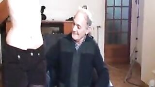 French Doxy A41 sweetheart maid grandad 3some