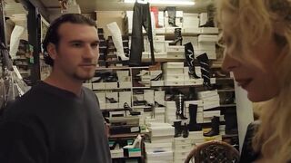 The mother I'd like to fuck and the Salesman: That guy Sells Her a Couple of Shoes Then Goes to Her Abode to Bang Her in the Butt