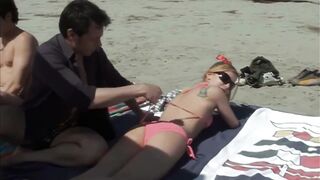 Beach Group-sex with My Boyfriend's Allies