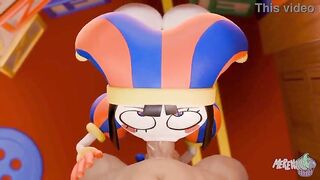 The astounding digital circus T2 E1: pomni welcomes u in a very specific way
