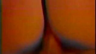 Lewd dude in joy as that guy fucks blond bitch after riding on his weenie