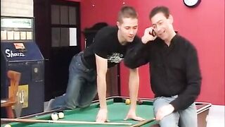 Golden-haired Bitch From Germany Got Hardore Banged on Pool Table