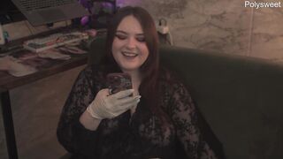 Porn story - chap enjoyed the angel's vagina and then her belt-on (Russian, femdom,carpet munch, pegging, latex gloves)