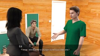 Project Hotwife - Perky's Doctor Visit and Hunk Doctor Holding Her Large Breast