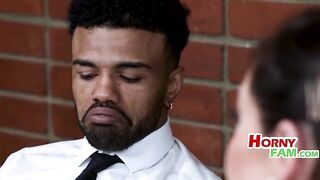 Stepsister bangs him in front of his wife
