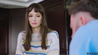 Nasty - Pair Put Their Differences Aside & Invite Sexy Golden-haired Emma Hix for Three-some