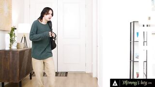 MAMMA'S HUNK - Lauren Phillips Gets Caught Doing Undressed Yoga Then Bangs Her Stepson Hardcore