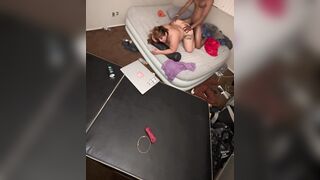 Latin babe snuck over to get bent over
