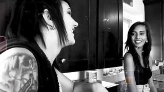 Classic Sexy Lesbo Action in the Kitchen