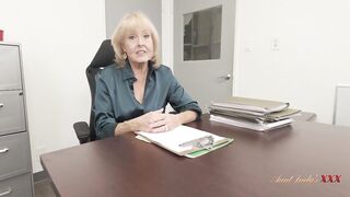AuntJudysXXX - a Nasty Job Interview with Breasty Boss GILF Desiree Eden