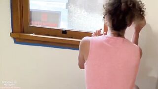 “Just Trying to Paint!” Stepmom Gets Butt-Banged at the Lake Cabin by Her Stepson