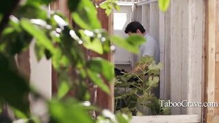 Repairman Rigs The Ac Hotter Until That babe Disrobes And Trades Her Body