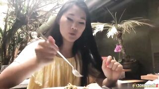 Johntronx - Exotic and Hawt Oriental Honey Screwed in Her Yellow Flowery Suit