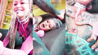 Rock Dreadhead Takes Hard BWC Anal with Wide Gapes & ATM