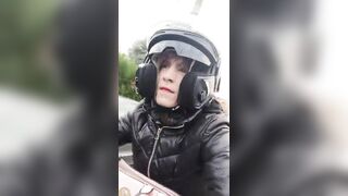 Samia42 - balade en moto hawt en extérieur exib