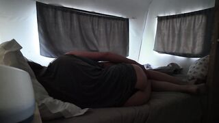 I woke him up by sucking his dock