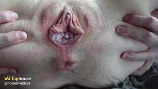 Widening My Creamy Snatch and Anus
