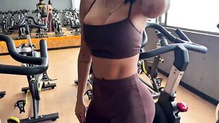 Gym Stranger with Large Butt Gets 1st Time Bang from Valentino Roca