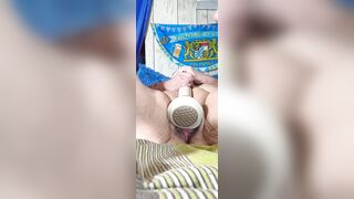 Wicked Floozy Discharged a Wad All Over to Her Obese Abdomen Full of Cum Jelly