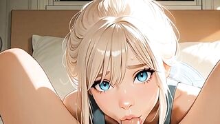 Her Much loved Pastime Is Sucking Her Stepbrother's Petite Shlong (ai-generated)