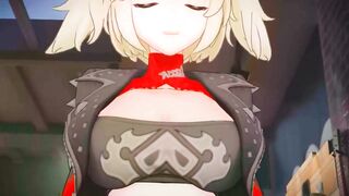 Zenless Zone Zero - Burnice White Riding a Jock - CG Manga Animations
