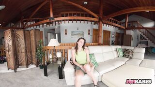 Teen Neighbour Lilly Jade Guides U Throughout JOI