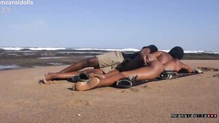 at the beach ,a hawt prostitute getting drilled