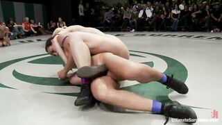 4 Cuties Going Head to Head in Unscripted Live Wrestling in Front of a Live Audience Ruthless Action