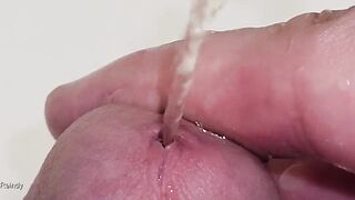 Short compilation of pissing in the sink