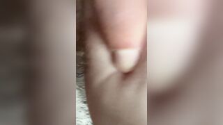 Wife gets unshaved vagina gaped