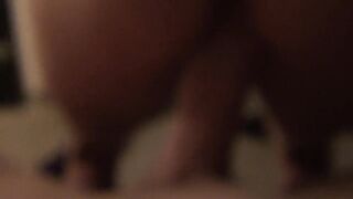 This guy squeezes my neck and tweaks my nipps whilst I ride him til climax, then run to the bedroom for part two!
