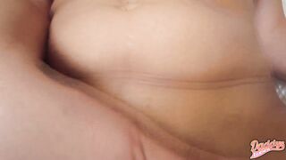 Durch Sperma im Loch bin ich ganz schnell gekommen