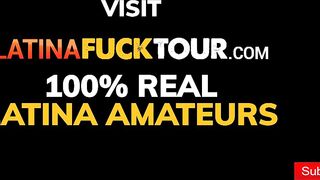 Shy Latin Chick Teen Likes to Slurp Hard Weenies