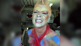 Toyah Willcox - Bazookas out in a mesh top