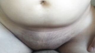 Teen angel rides on old stepdaddys ramrod until get creampies