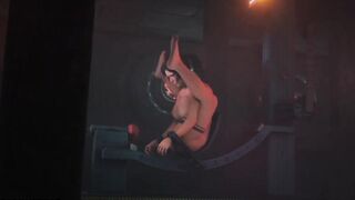 Lara Croft in the Climax Machine
