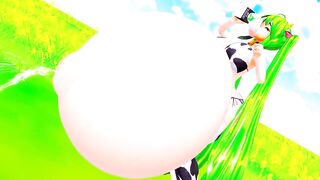 Cow Cutie milky abdomen inflation - Imbapovi