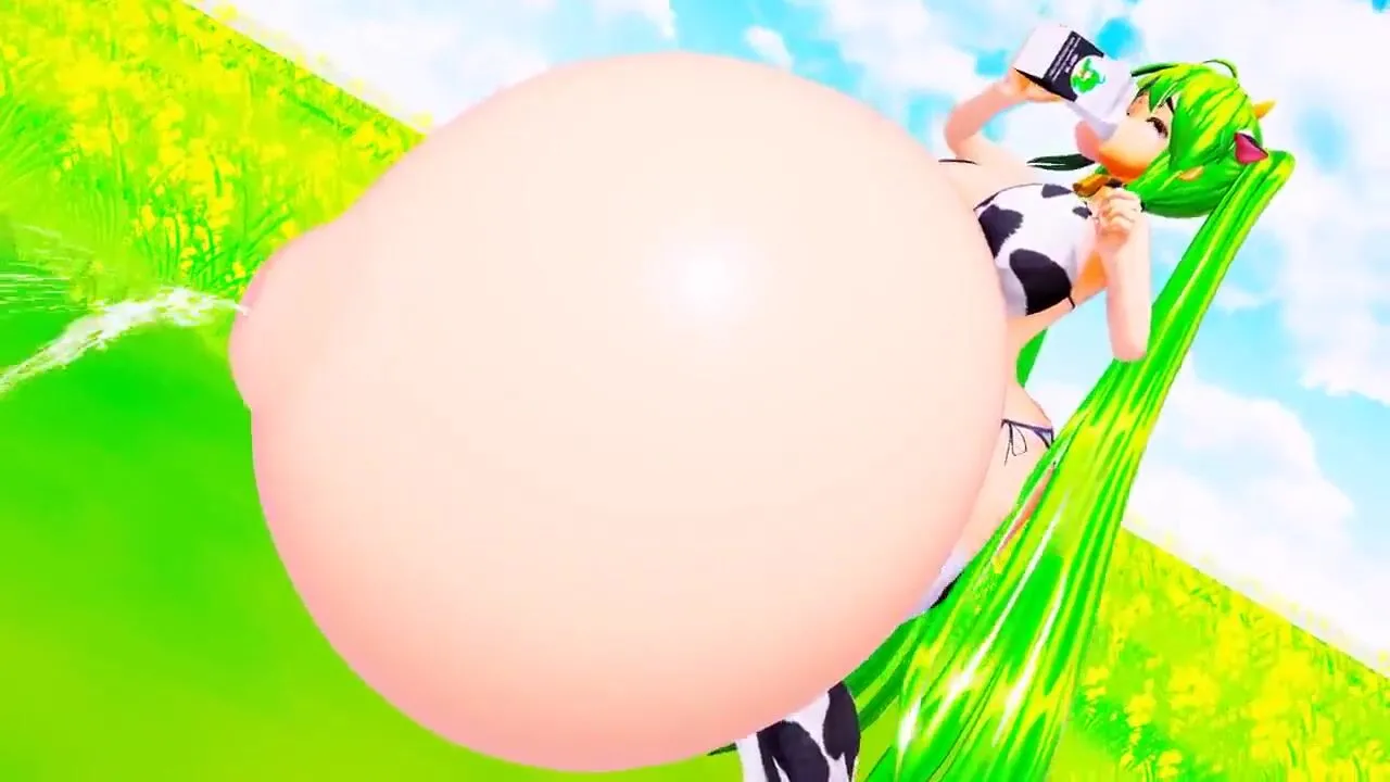 Porn Cow Cutie milky abdomen inflation - Imbapovi Video
