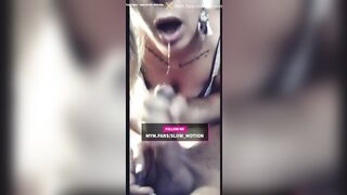 Je suce et prend le sperme d'un ami sur une air d'autoroute