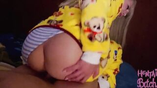 I WAS SCARED DURING A THUNDERSTORM AND I CAME TO MY STEPFATHER'S DAYBED