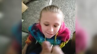 Step Sisters Assistance- Cumming In Her Throat In Advance Of Work SPUNK FLOW FACIAL