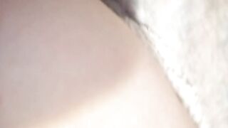 Plump amputee hottie is gently rubbing her perfectly hairless twat and enjoying it a lot