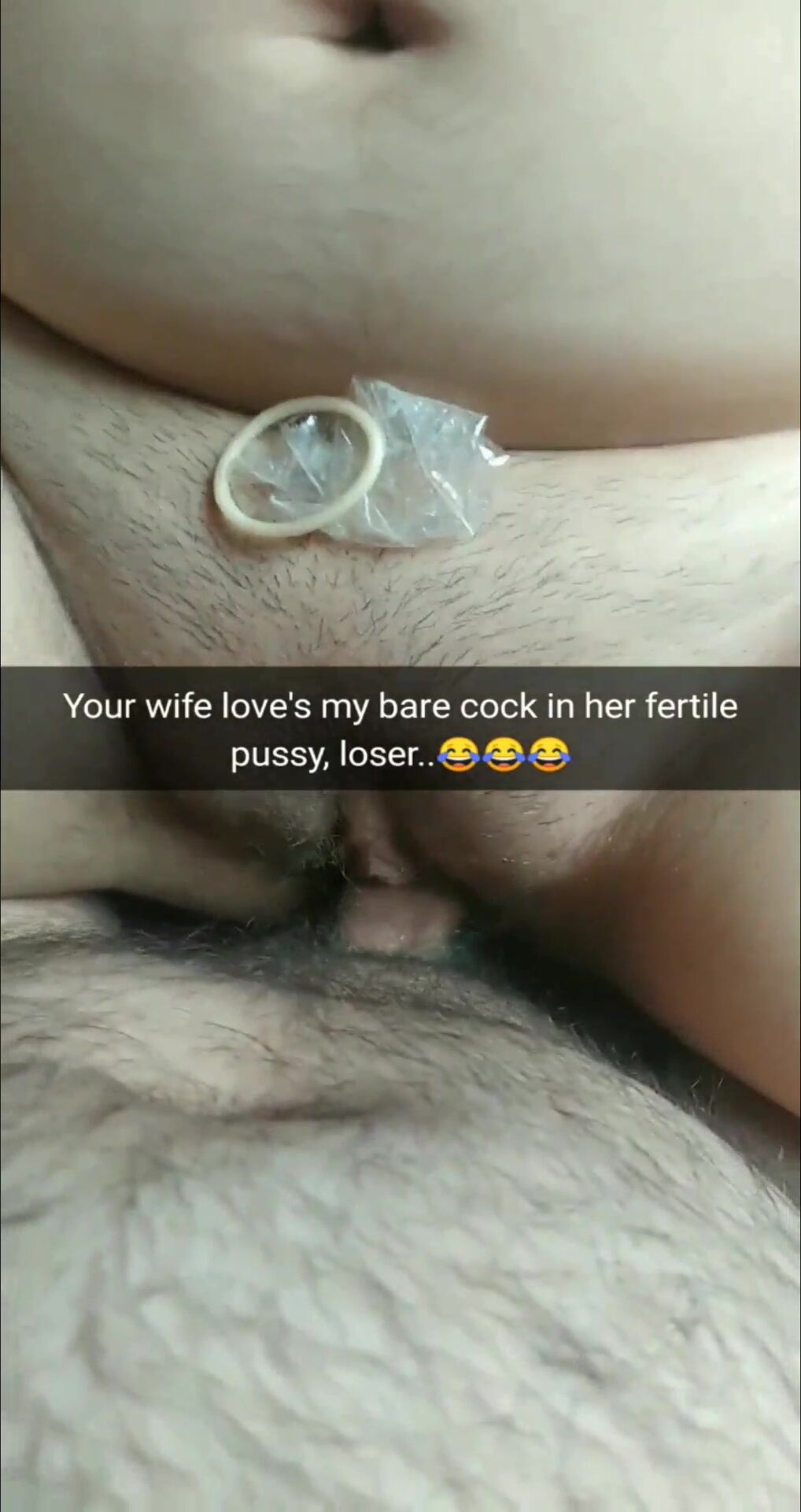 Porn Cheating wife get breed and knocked up by her lover who regular screw her out of fucking-rubber! - Cuckold captions